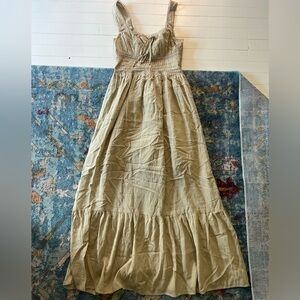 ASOS green maxi dress